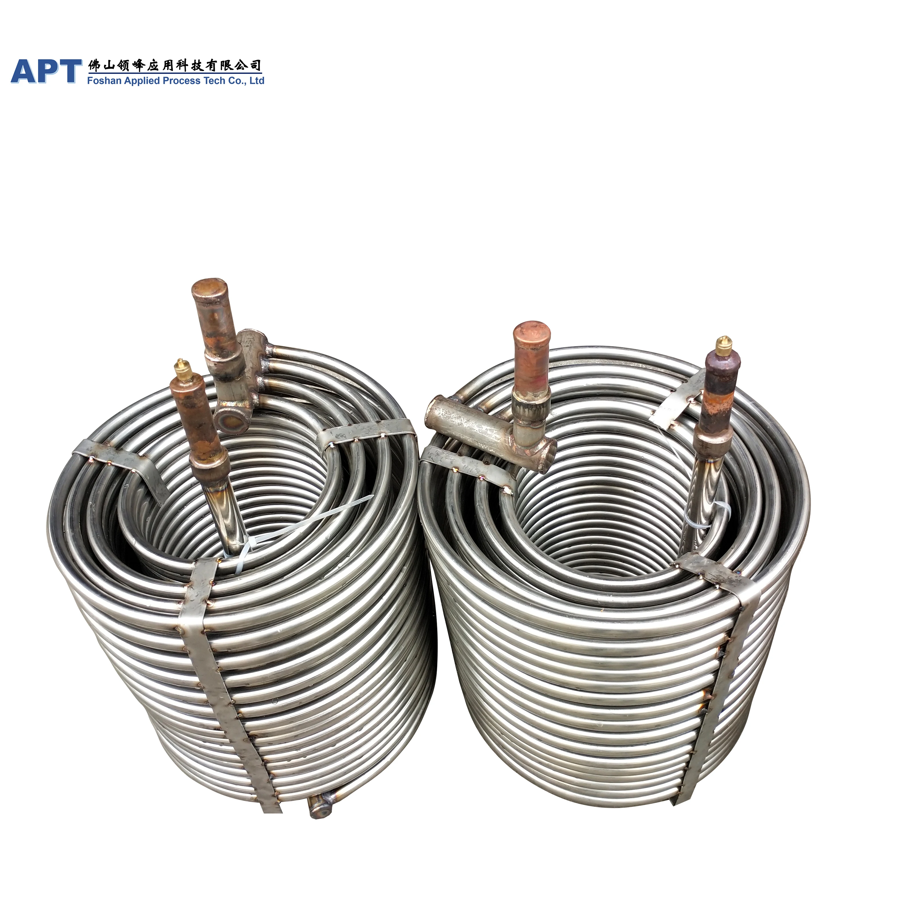
Special custom-made spiral stainless steel pipe coil cooling system for milk cooling 
