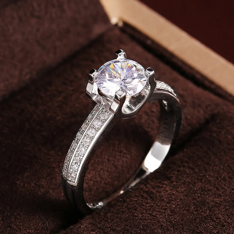 

New Arrival Luxury Zircon Crystal Rings For Women Jewelry Finger Rings Jewelry High Quality, Customized color