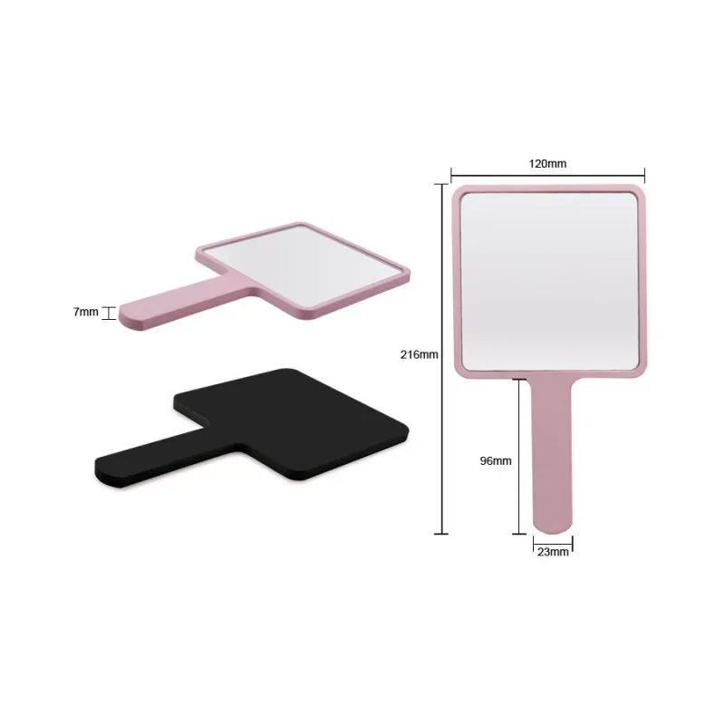 

JYD Mirror OEM cheaper plastic hand held handle mirror