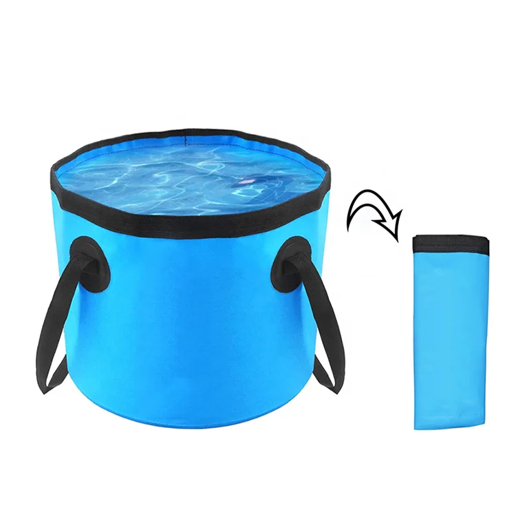 

YAUNFENG Outdoor Portable Camping Collapsible Bucket Folding 20L PVC Water Bucket