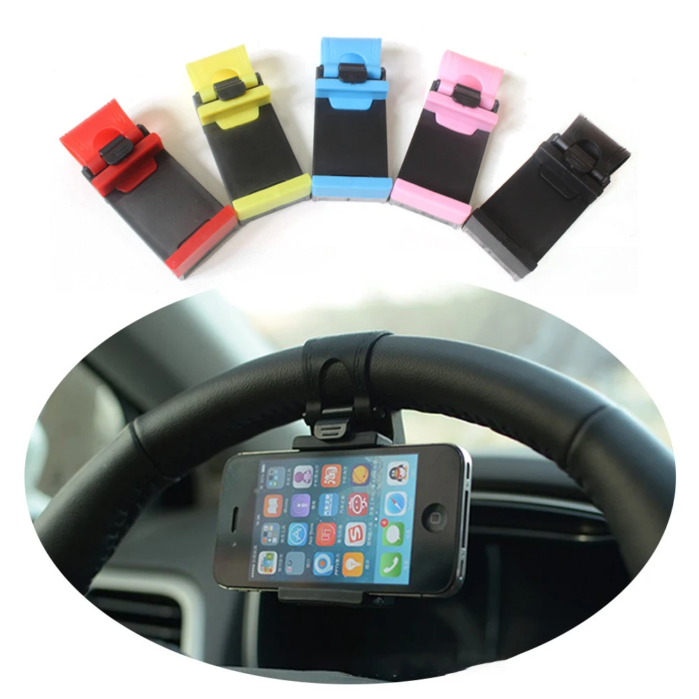 

Automotive Supplies Multi-functional On-board Mobile Phone Bracket Buckle Type Car with Steering Wheel Seat Navigation, Customized