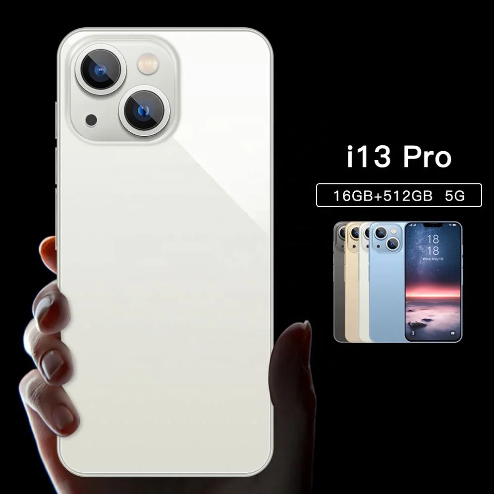 

2022 Original i13 Pro Max 6.7 inch 10-Core Android Smartphone 16+512GB 5G Mobile Phone 6800mAh High-Capacity Cellphones