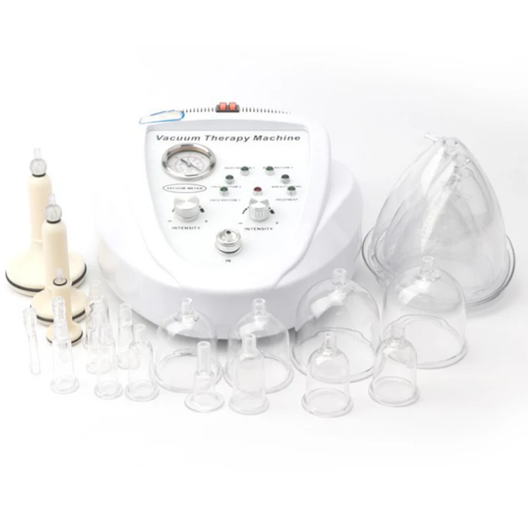 

Vacuum Cups Breast Massage Machine Rechargeable Electric Breast Enhancer Pump Design Enhancement, White