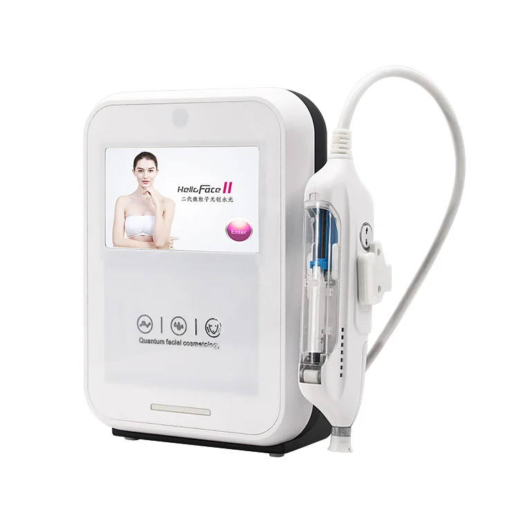 

Hello Face no-needle messo gun hydro facial care machine, White