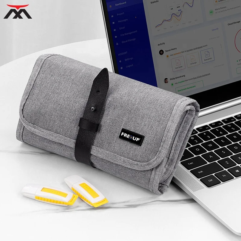 

Travel Cable Bag Electronic Organizer USB Drive Shuttle Case Electronics Accessory Organizer