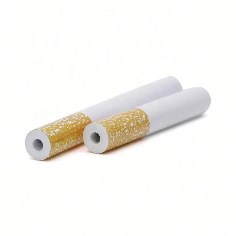 

Cigarette Shaped Metal Pipe Length 55mm Aluminum Alloy Cigarette Pipe, Picture