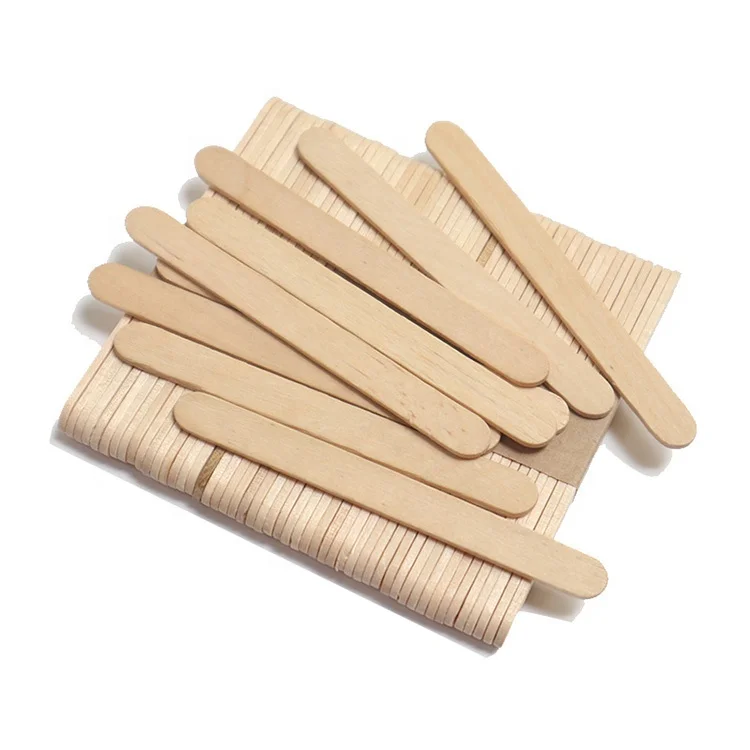 

summer hot selling Amazon food grade bpa free bamboo ice cream wooden stick