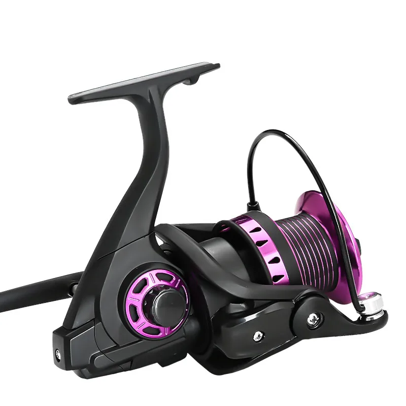 

Metal cadence fishing reels 5.2:1 catfish rod and reel combo reel in a fish
