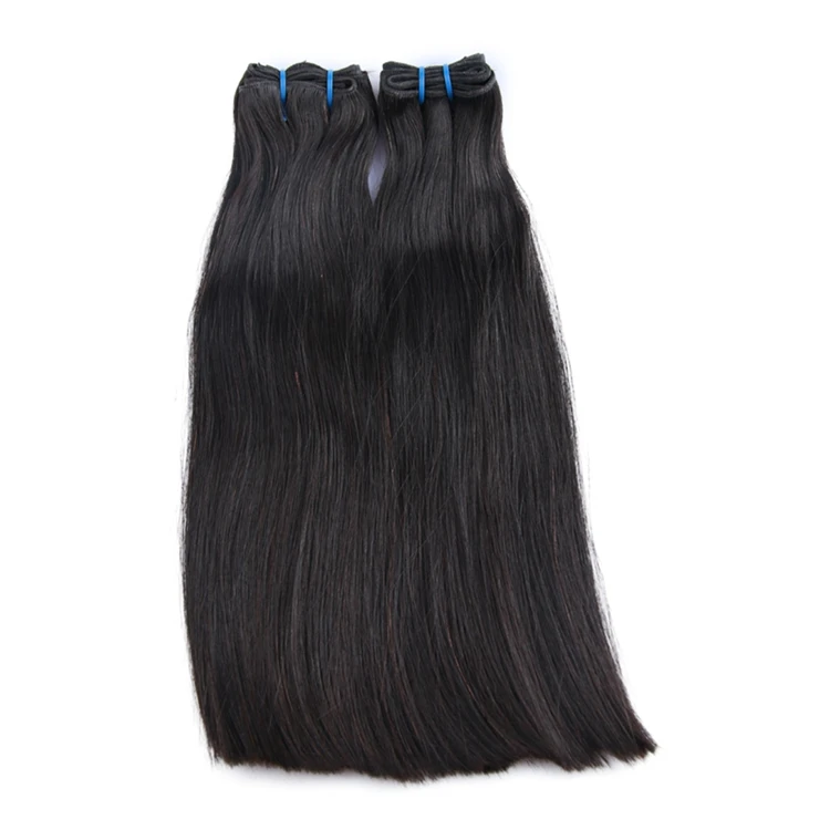 

Hot Beauty Funmi 12a Grade Hair Bundles Super Double Drawn Raw Virgin Brazilian Straight Hair Human Hair, #1b natural black, raw virgin hair