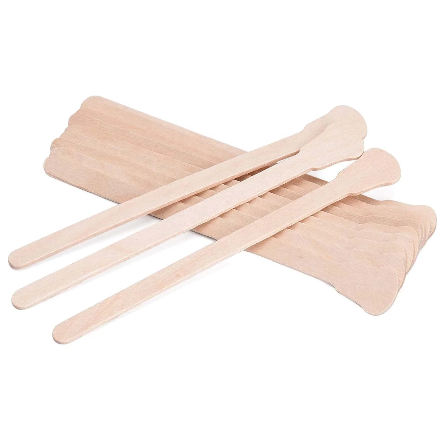 

Factory Supply Small Wooden Spatulas 12.5cm 4.9" Waxing Spatulas Wooden Stick