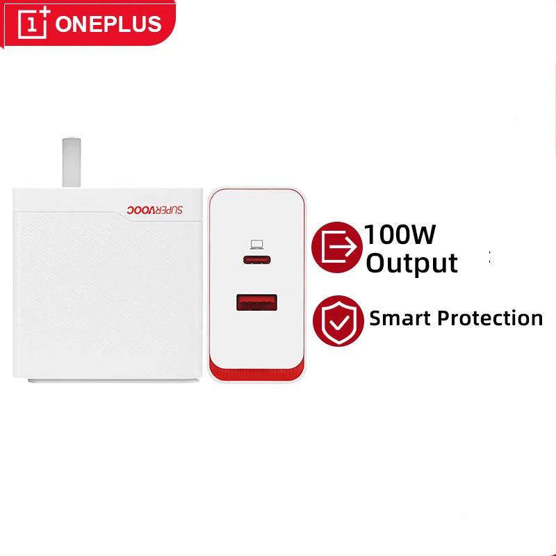 original oneplus 100w charger supervooc 10a dual ports power adapter  for oneplus 11 ace 2 11r 10 pro ace 2v
