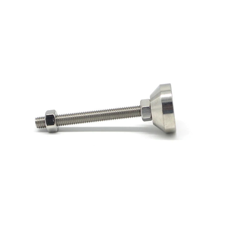 China Adjustable  M10*80-40base Leveling Mounts Ss304 Mounting Feet for Outdoor /machine /workshop#7594