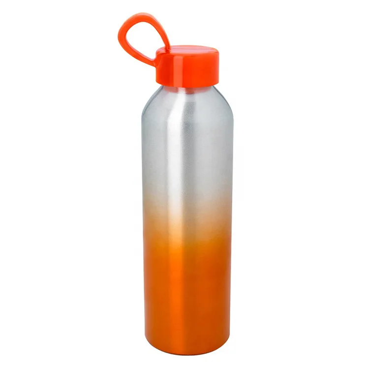

MIKENDA 22oz New Sport Aluminum Water Bottle, Silver/black etc, custom color