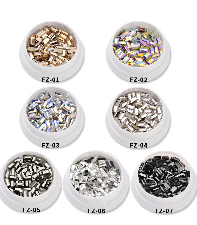 

Misscheering 10pcs 3D Glass Nail Rhinestone Teardrop Colored Stone Decoration DIY Nail Art Tips Jewelry Rhinestones Manicure, Dark champagne