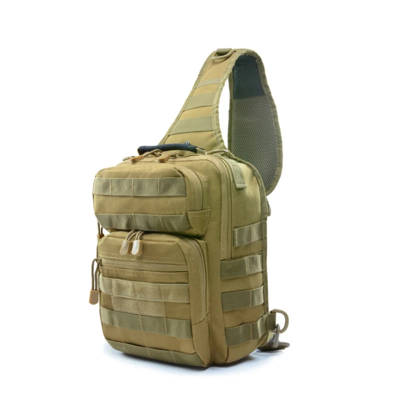 

WB058 2021 900D oxford shoulder sling cross body outdoor army front pack military bags tactical chest bag men