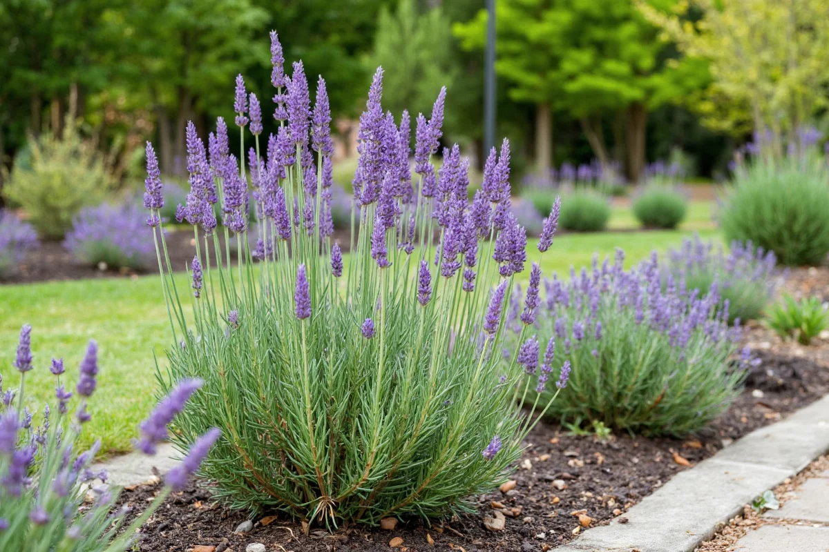how to plant lavender outside