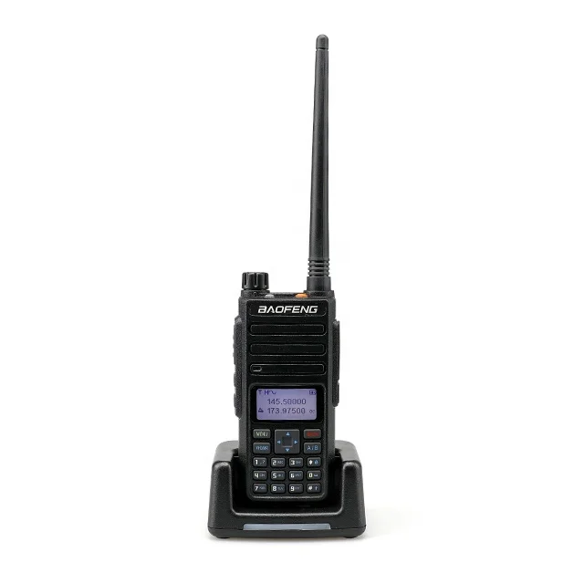 

Baofeng DM-1801 dual band DMR digital ham mobile radio two way radio baofeng DM 1801 handheld Walkie talkie, Black