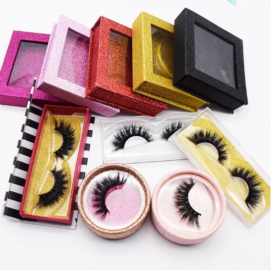 

Create your own brand siberian mink strip lashes 3d private label mink eyelashes with free lash packaging bag, Black