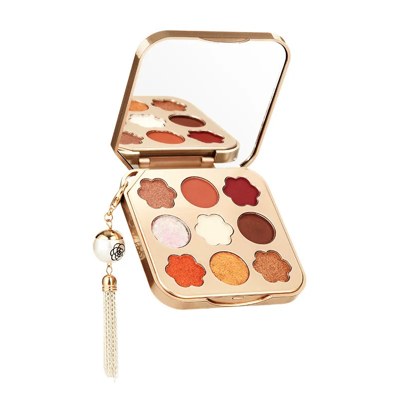 

bright diamond nine Color Eyeshadow pearl light dumb bright portable eye shadow palette 9 color