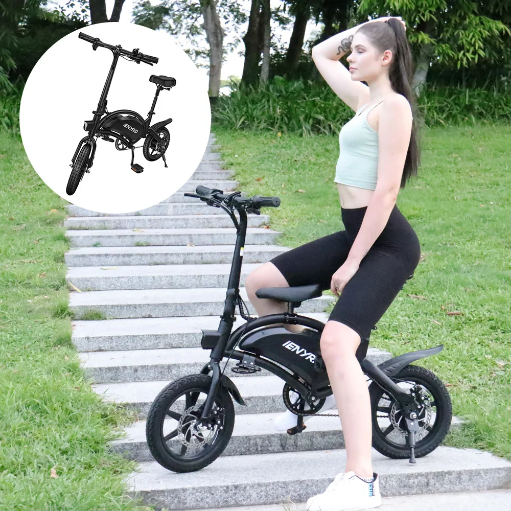 

EU Warehouse iENYTID B2 Drop Shipping Moped Bike Electric Bicycle(Old) Motor City Adults E Bikes Foldable Electric Bicycle