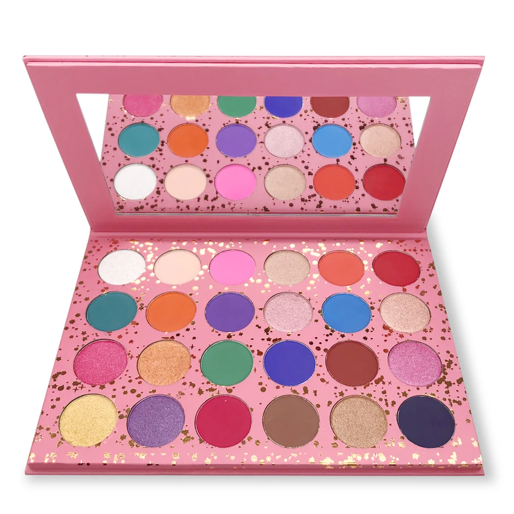 

24 Colors Matte Eye Shadow Private Label Long Lasting Beautiful New Eyeshadow Palette Make Your Own Makeup Low MOQ