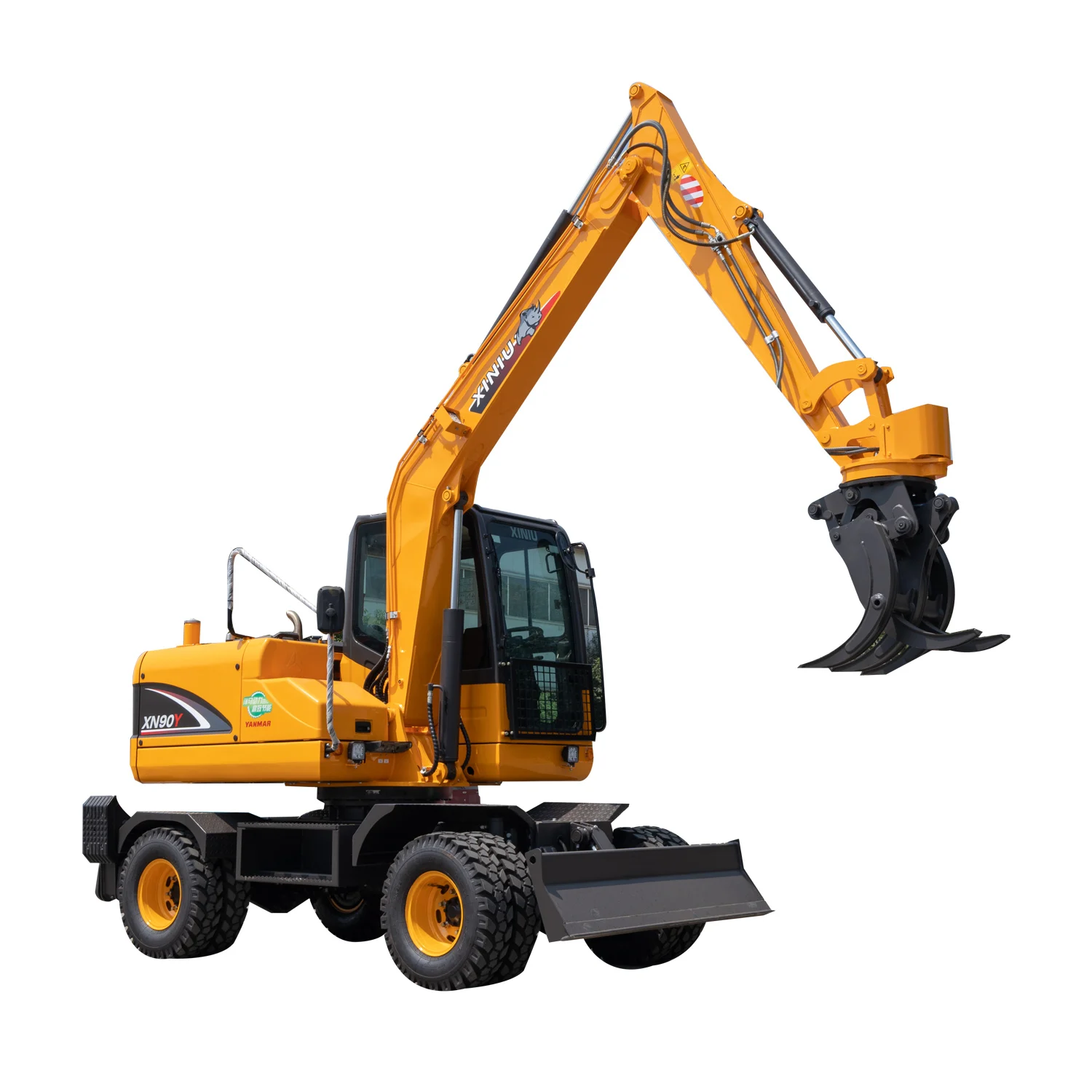 XINIU XN85-9X 8ton wheel excavator for sale, View wheel excavator ...