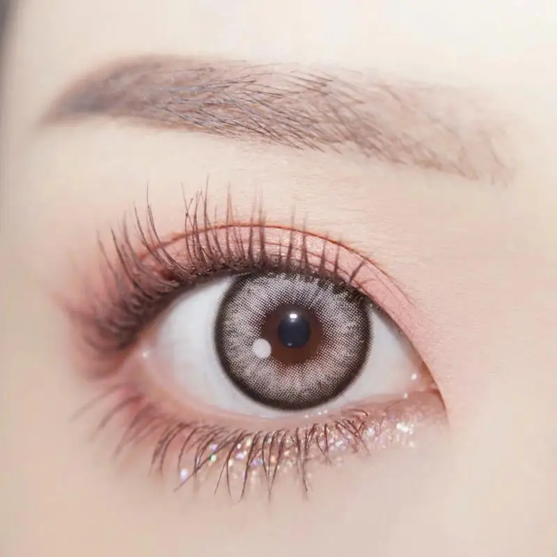 

new arrival s08 caramel brown color contact lens contact lenses eye contacts cosmetic lens size 14.2mm