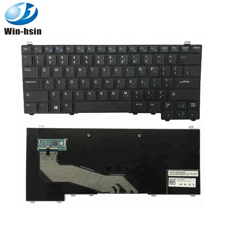 

100% New US laptop keyboard for Dell Latitude E5440 Keyboard No backlit, Black