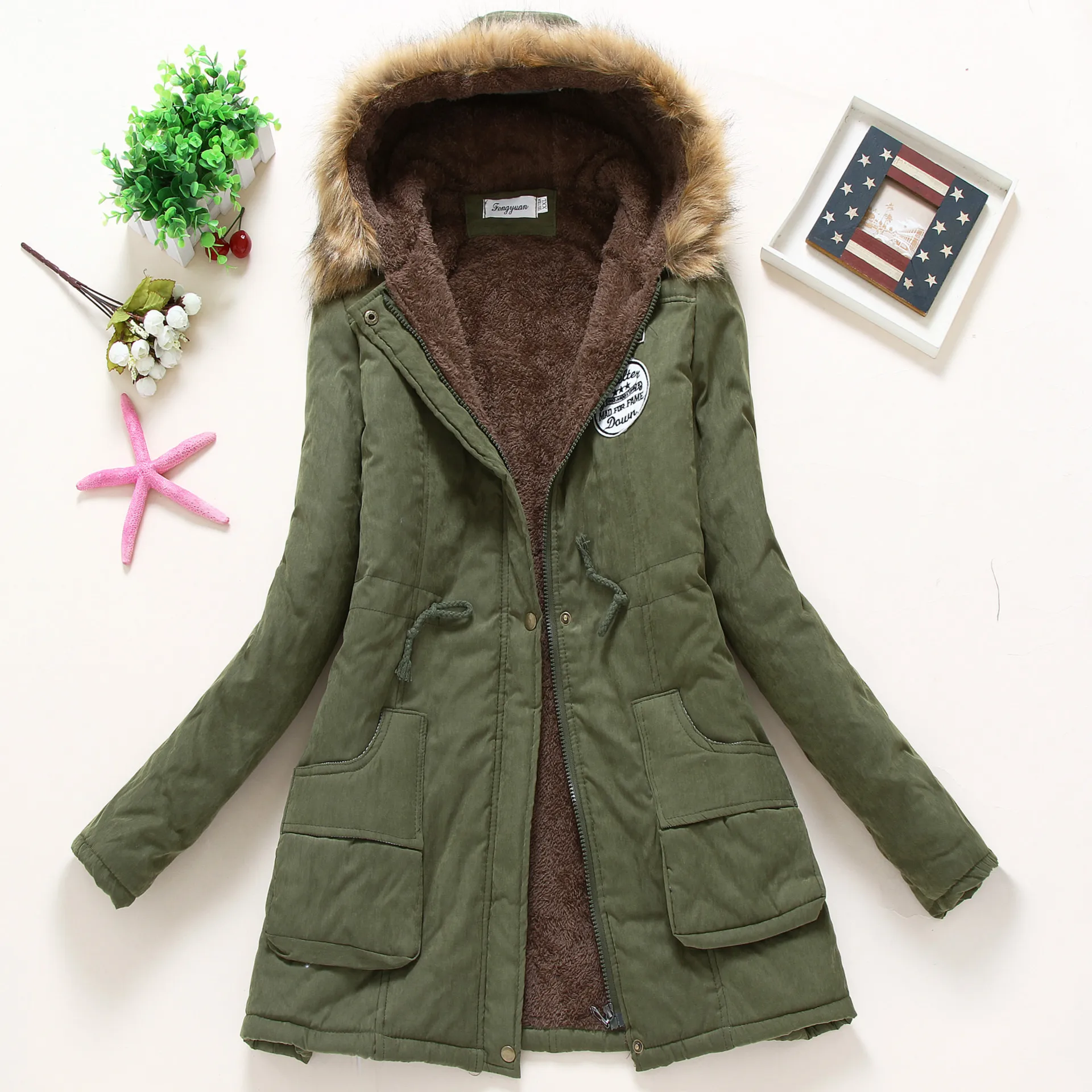 

2019 Korean style new women wadded jacket student ladies winter clothes, Picture