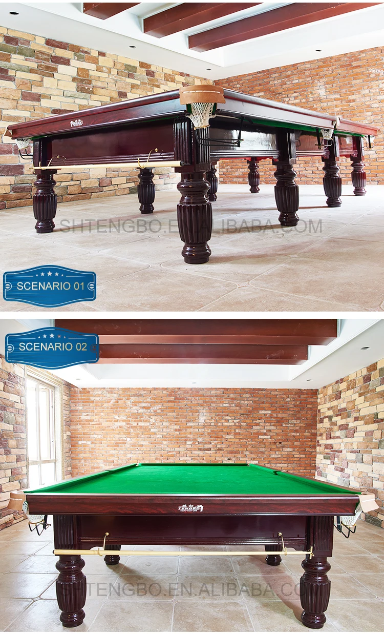 12ft Snooker Table International Tournament Standard High Quality Solid