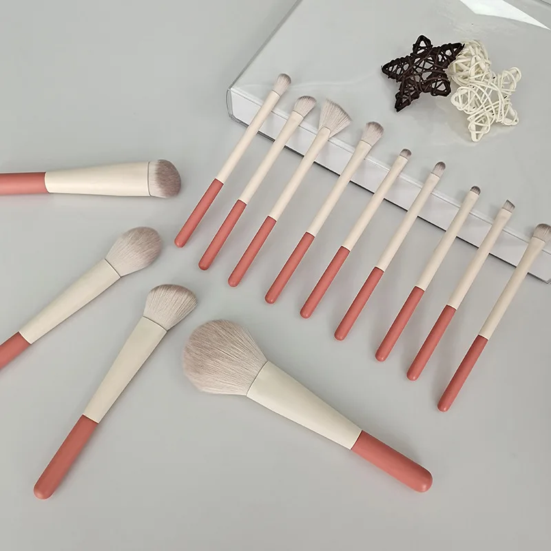 

Private label luxury makeup brushes 13pcs high quality vegan cruelty custom logo