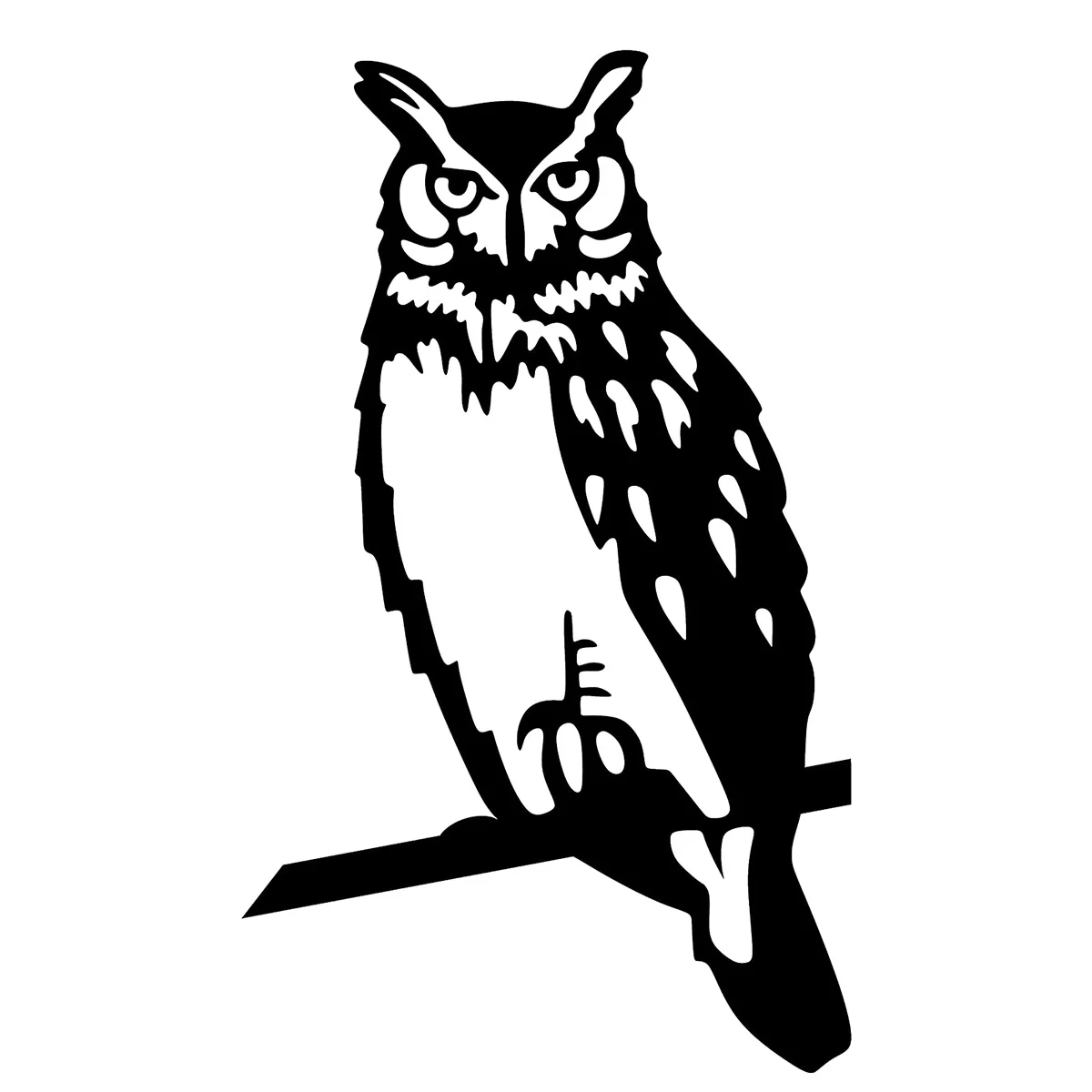 

Yinfa Factory Home Crafts Decor Studio Steel Owl Outdoor Decoration Garden Backyard Metal Art Ornament