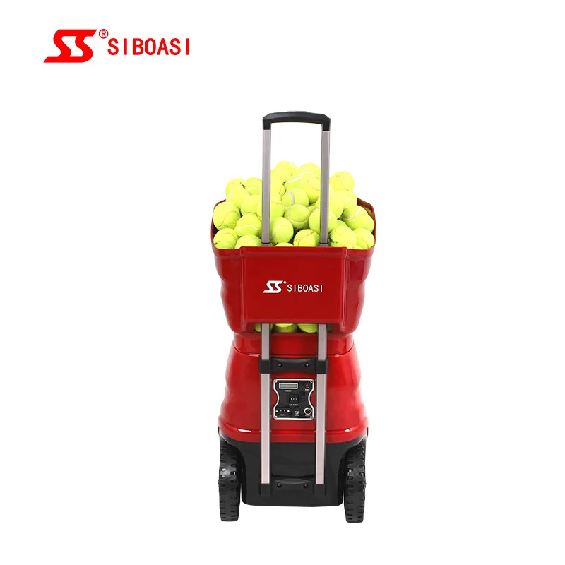 

Most popular tennis ball thrower machine for players, Black/white/red