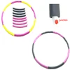 2019 Chinese New Design Waist Trainer Adult Lighted Hula Hoops Hoop Adjustable Design with 8 Detachable Sections Get Slim