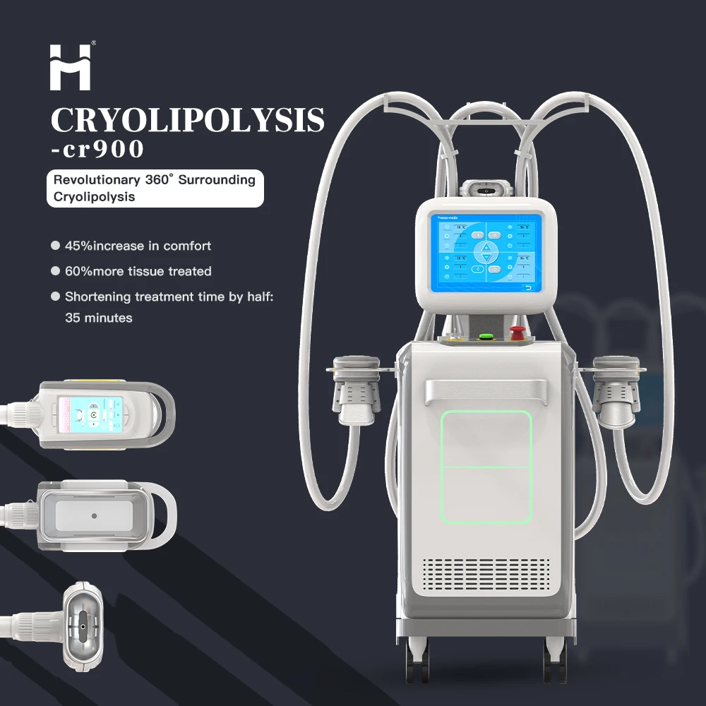 

CE certification Cellulite freeze cryo loss fatd machine with 3 handpieces cryo machine 360