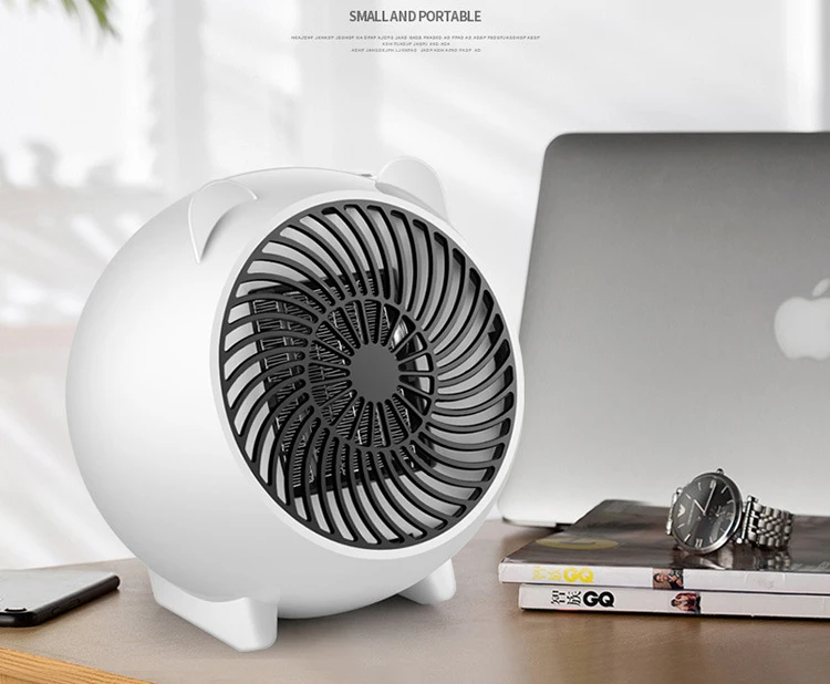 220v Ptc Fast Heating Home Office Desktop Mini Heater Portable Usb