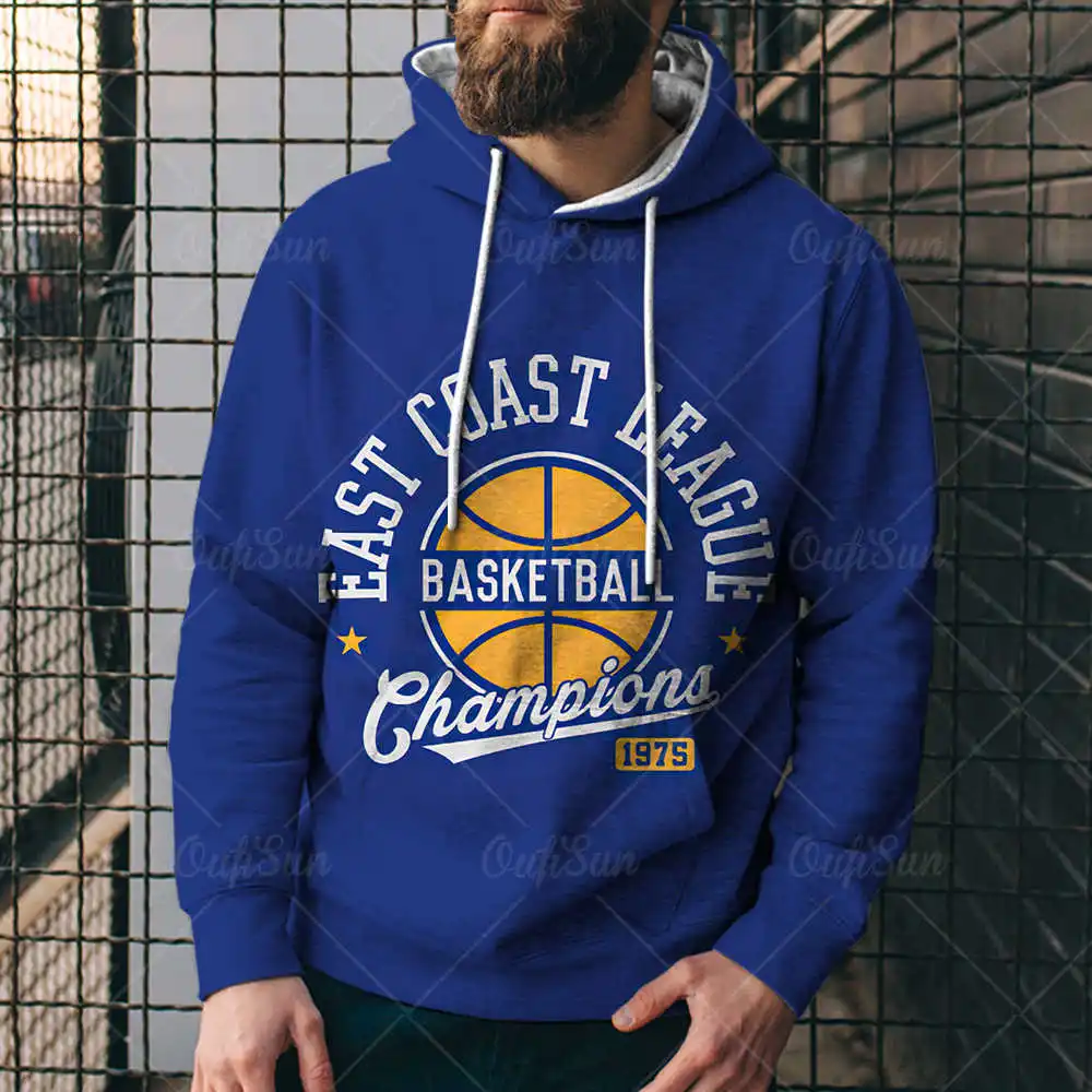 

2021 Trend Hot Selling Cool Art Letters Painted Print Men's Sports Hoodie