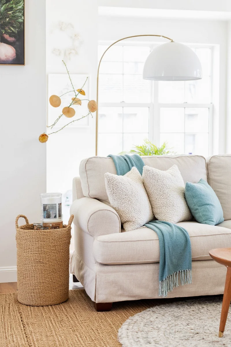 Stain Resistant Ottoman with Storage