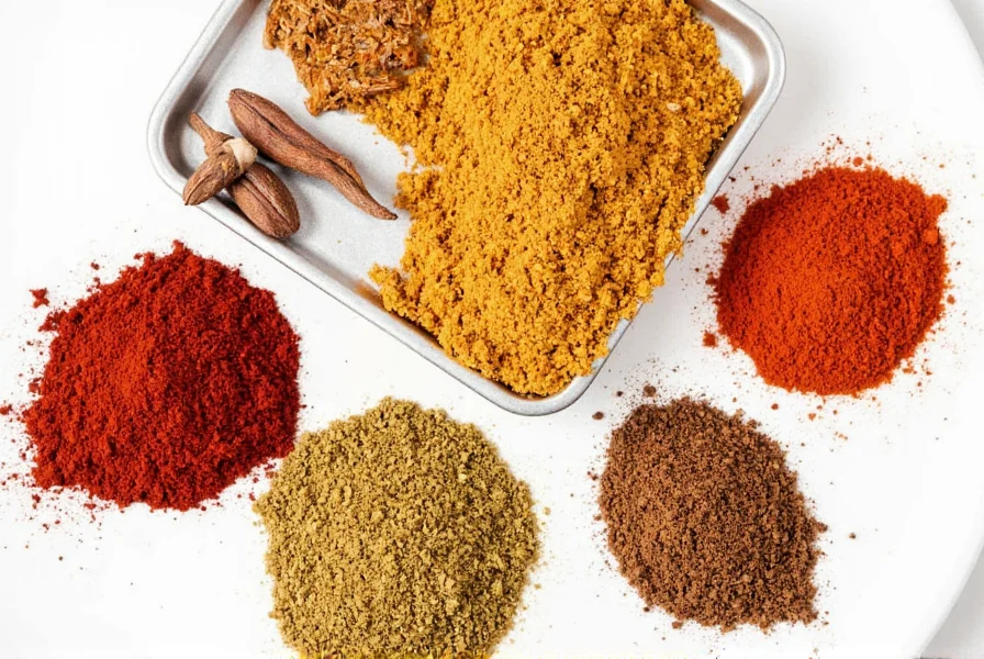 Assorted whole and ground spices