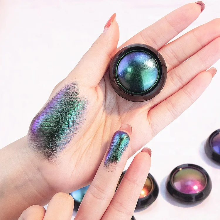 

Fashion Popular Single Container 9 Colors Chameleon Duochrome Pigment Eyeshadow