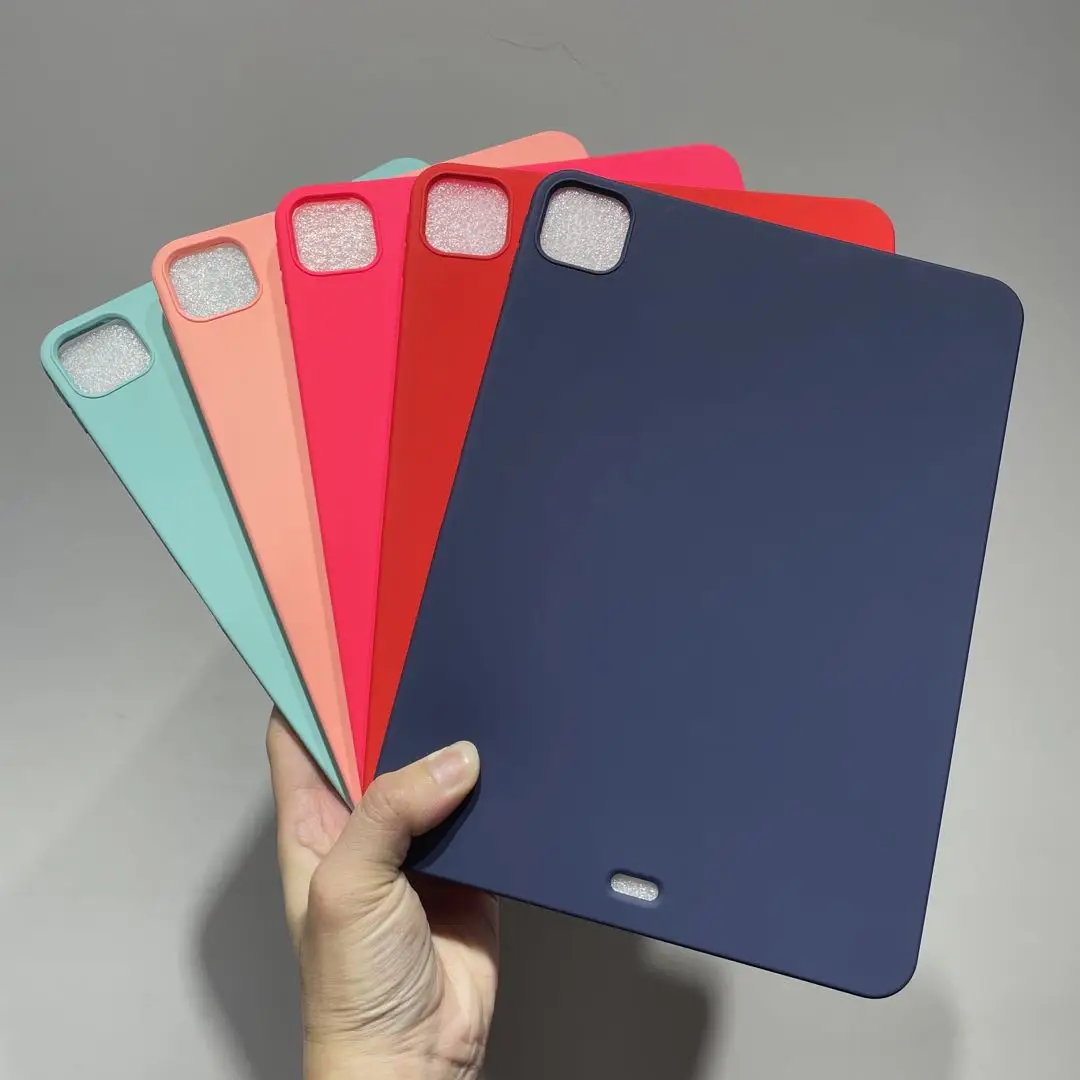 

For ipad case,Honatop Silicone tablet pc case para tablet cover for Ipad Pro 11 inch 2020/2018 mini 6 8.3 2021 case packaging, 6 colours