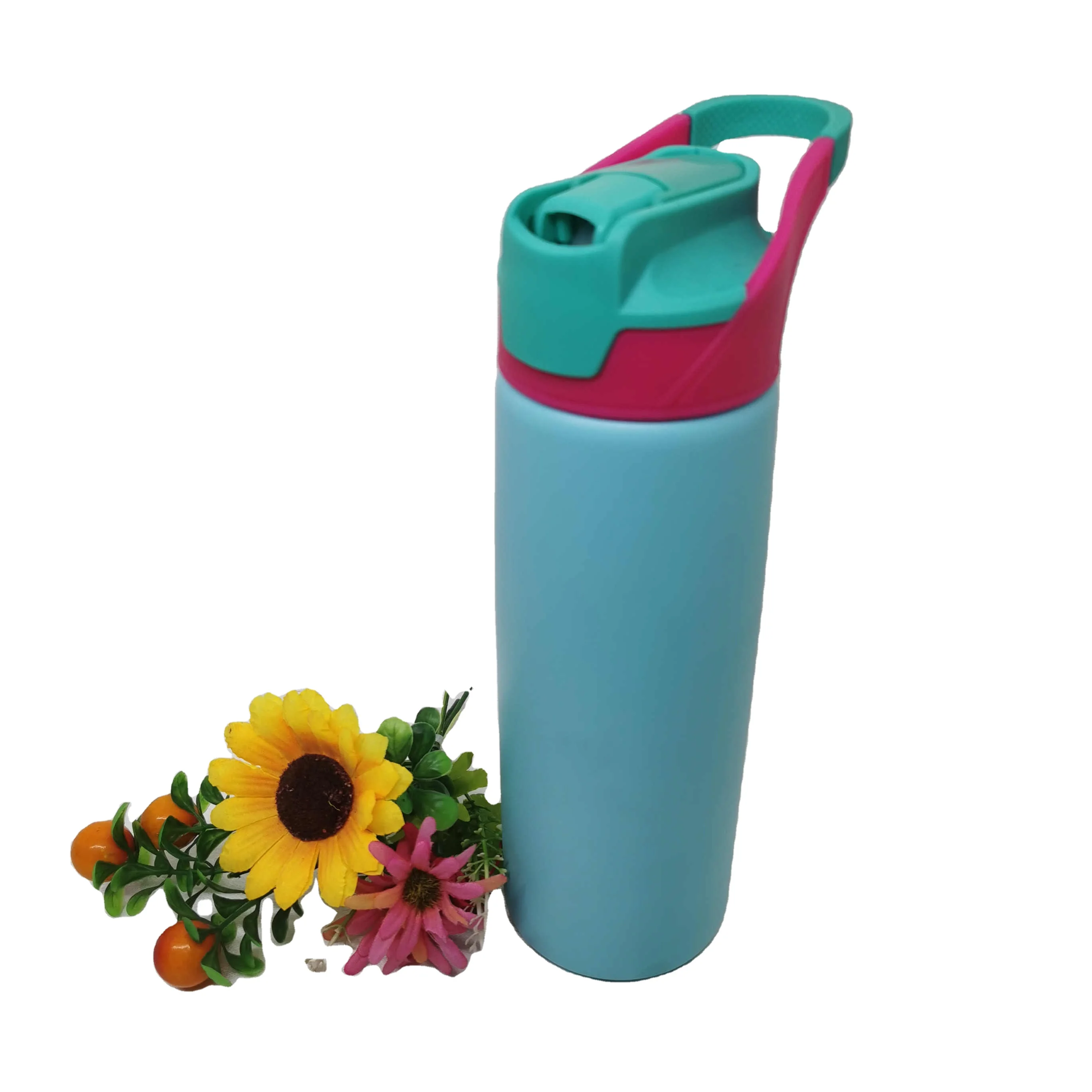 

600ml Vacuum Flasks lid thermos bottle 304 stainless steel water bottle with bounce lid wholesale price, Customized