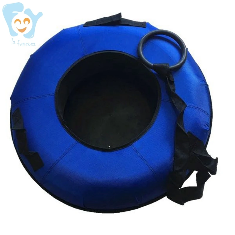 

Outdoor Winter Game Rubber Inflatable Snow Tube with Cloth Cover