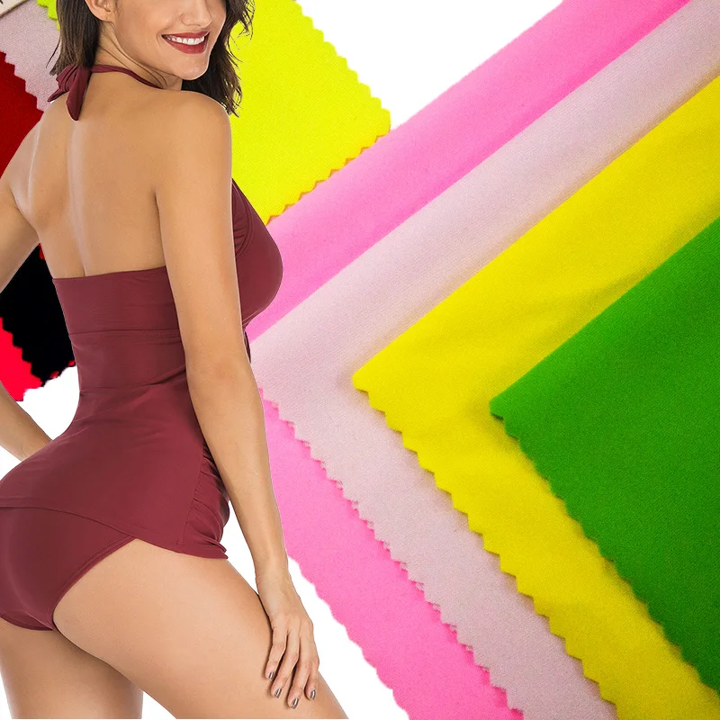 Biflex Stock Spandex Nylon 4 Way Stretch Sportswear Shirt Fabric Underwear and Swimwear