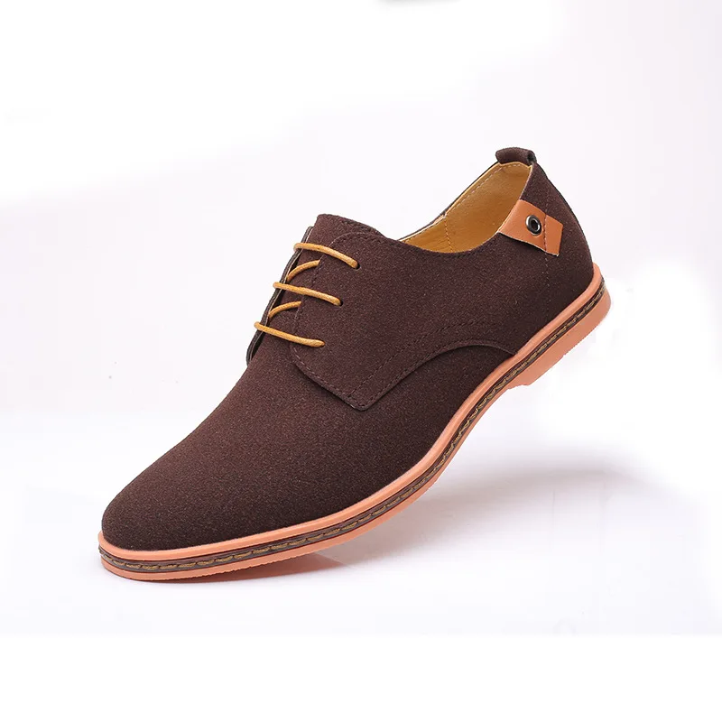 

Men's Fashion Casual Solid Lace Up Oxfords Leather Shoes Male Business Shoes