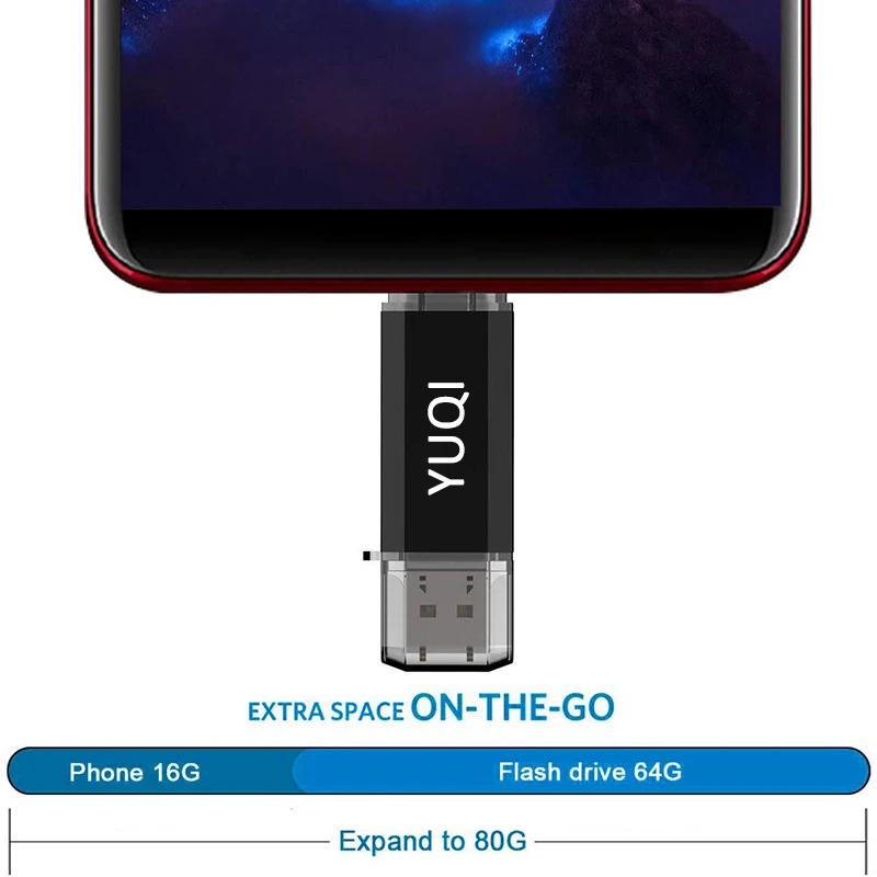 TypeC 2. 0 USB Flash Drive Pen Drive high quality 128GB Micro Usb Stick 16GB 32GB 64GB Pendrive for Type-C Device - ANKUX.COM