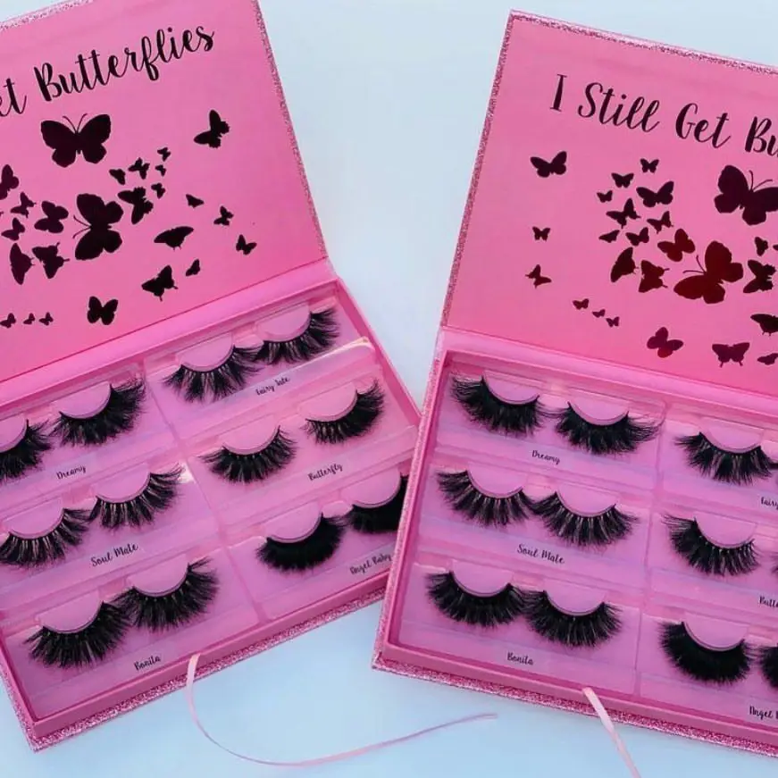 

Q 13-22mmV Super curl Hot selling 25mm 3D Mink Eyelashes real siberian dramatic mink lashes with custom box, Natural black