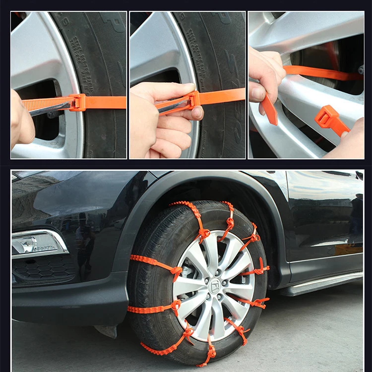 Plastic Snow Anti Skid Tire Chains For Wheel Loader Buy Tire Chains