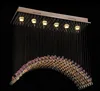 latest design magic bubble crystal pendant chandelier linear light