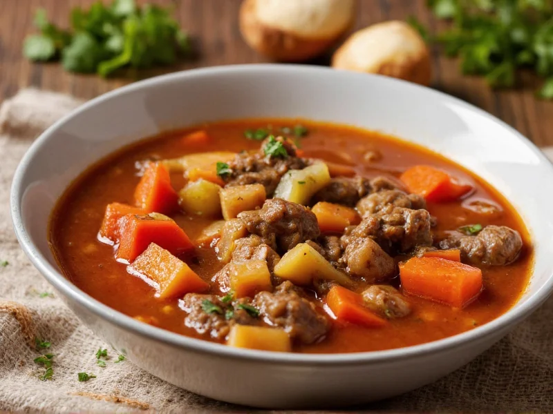 Beef Vegetable Soup: Complete Recipe & Cooking Guide